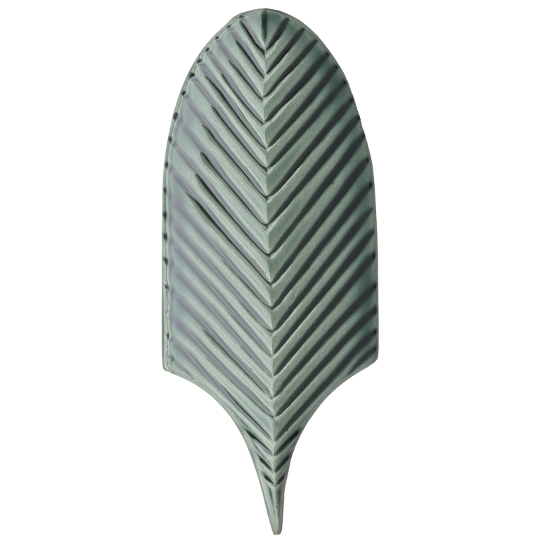 PLURIFY - 3X8 FEATHER, GREEN, GLOSSY